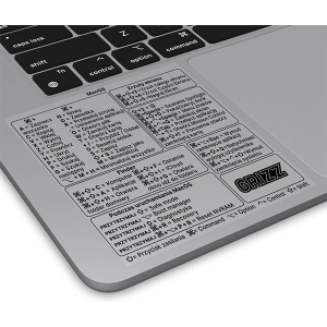 Hurtownia GSM - Naklejka ze skrótamiklawiszowymi GrizzGlass MacOS Intel [PL] - GRZ7331 - {ean13} - Hurt