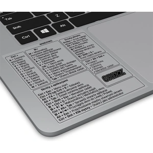Wholesale GrizzGlass Microsoft Windows keyboard shortcuts sticker [PL] - GRZ7332 - {ean13} - Hurt