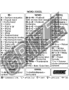 GrizzGlass Microsoft Excel / Word keyboard shortcuts sticker [PL]