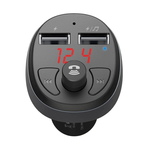 Ładowarka samochodowa z transmiterem FM Mcdodo CC-6880 Bluetooth 5.1, 2xUSB-A