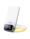 Mcdodo CH-1610 wireless charger with night light / alarm clock function 15W, white