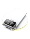 Wholesale Mcdodo CH-1610 wireless charger with night light / alarm clock function 15W, white - MDD165 - {ean13} - Hurt