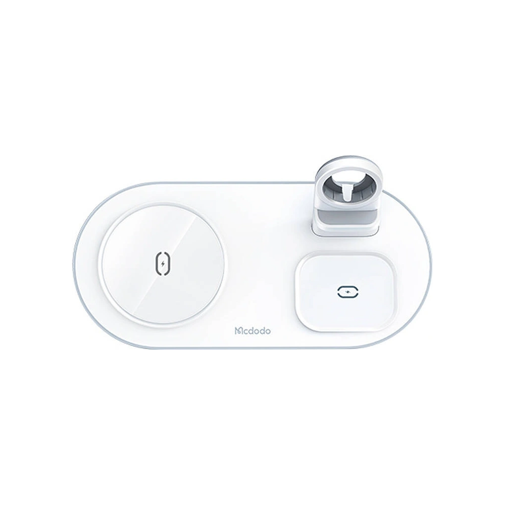Hurtownia GSM - Bezdrátová nabíječka Mcdodo CH-7062 3w1, 15W bílá + kabel USB-C / USB-C - MDD170 - {ean13} - Hurt
