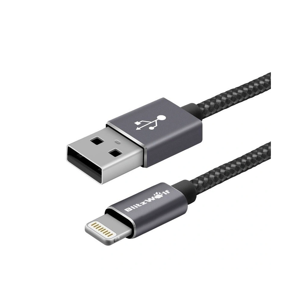 Hurtownia GSM - Kabel Lightning BlitzWolf BW-MF5 1m czarny - BLZ031BLK - {ean13} - Hurt