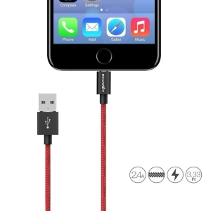 Lightning Cable BlitzWolf BW-MF5 1m Red