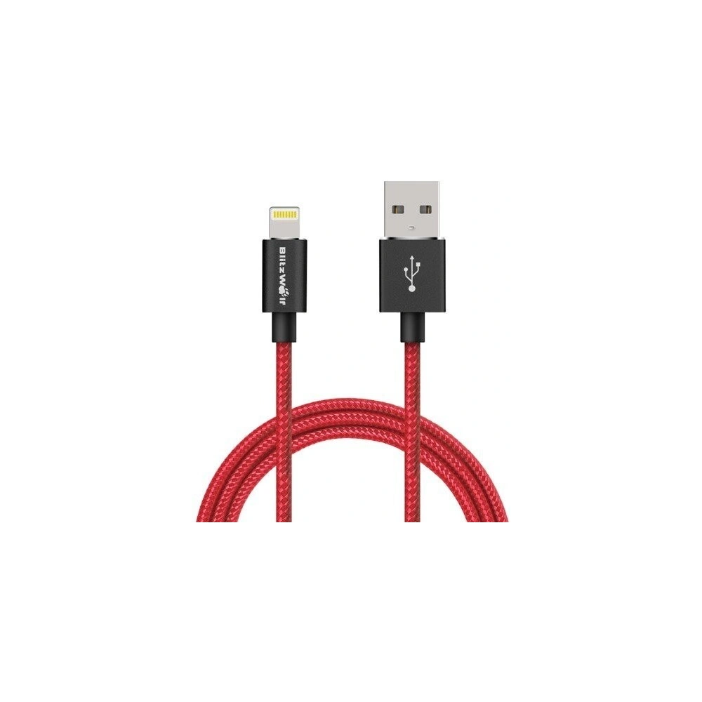 Hurtownia GSM - Kabel Lightning BlitzWolf BW-MF6 1,8m czerwony - BLZ034RED - {ean13} - Hurt