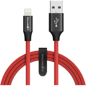 Lightning AmpCore Turbo Cable BlitzWolf BW-MF9 1m Red