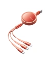 Mcdodo CA-7252 retractable cable 3in1 USB-A / Lightning, microUSB, USB-C, 1.2m (orange)