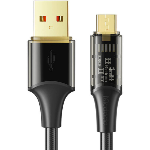 Mcdodo Distributor - 6921002621007 - MDD172 - Mcdodo CA-2100 cable USB-A / microUSB, QC4, 3A, 1.2m (black) - B2B homescreen