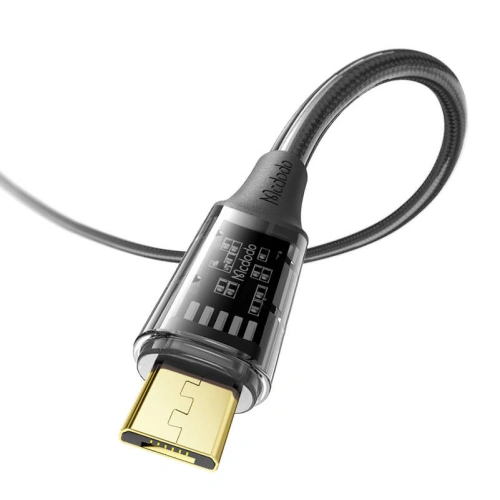 Kabel Mcdodo CA-2100 USB-A / microUSB, QC4, 3A, 1.2m (czarny)