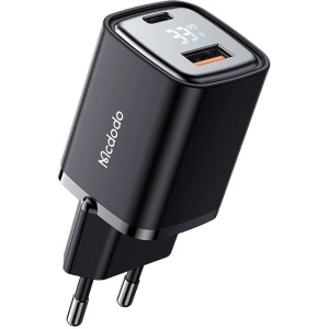 Hurtownia GSM - Nabíječka Mcdodo CH-1701 USB-A, USB-C, 33W s displejem (černá) - MDD176 - {ean13} - Hurt