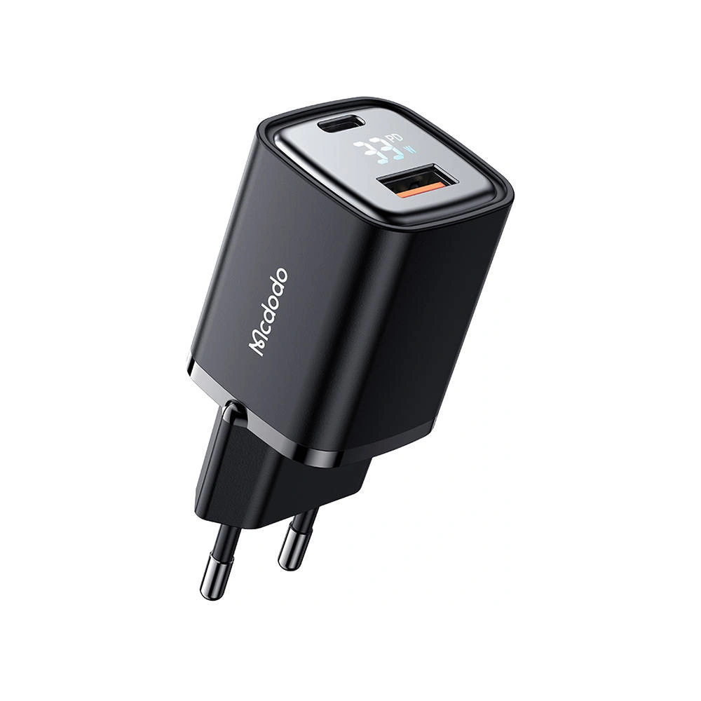 Hurtownia GSM - Netzteil Mcdodo CH-1701 USB-A, USB-C, 33W mit Display (schwarz) - MDD176 - {ean13} - Hurt