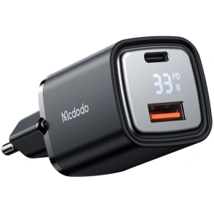 Hurtownia GSM - Nabíječka Mcdodo CH-1701 USB-A, USB-C, 33W s displejem (černá) - MDD176 - {ean13} - Hurt