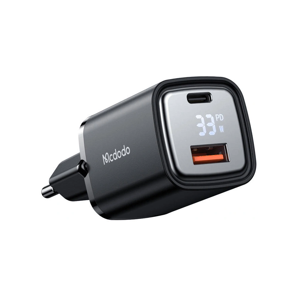 Hurtownia GSM - Netzteil Mcdodo CH-1701 USB-A, USB-C, 33W mit Display (schwarz) - MDD176 - {ean13} - Hurt