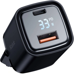 Hurtownia GSM - Nabíječka Mcdodo CH-1701 USB-A, USB-C, 33W s displejem (černá) - MDD176 - {ean13} - Hurt