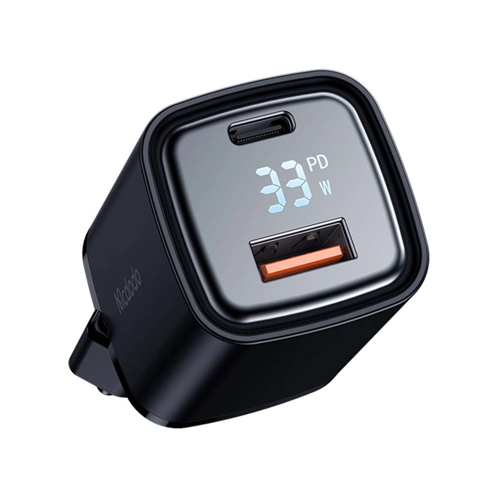 Hurtownia GSM - Netzteil Mcdodo CH-1701 USB-A, USB-C, 33W mit Display (schwarz) - MDD176 - {ean13} - Hurt