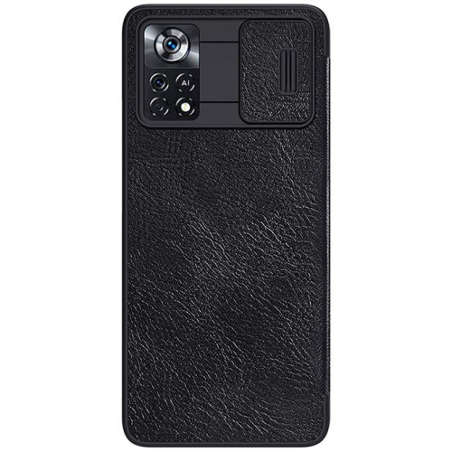 Nillkin Distributor - 6902048245891 - NLK1345 - Nillkin Qin Leather Pro Xiaomi Poco X4 Pro 5G (black) - B2B homescreen