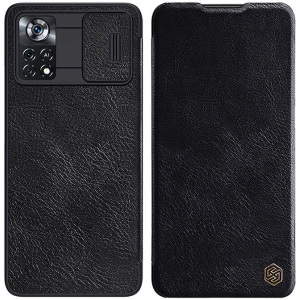 Hurtownia GSM - Etui Nillkin Qin Leather Pro Xiaomi Poco X4 Pro 5G (černé) - NLK1345 - {ean13} - Hurt