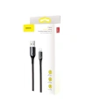 Wholesale Lightning Cable with LED Lamp Baseus C-shaped 2.4A 1m Black - BSU492BLK - {ean13} - Hurt