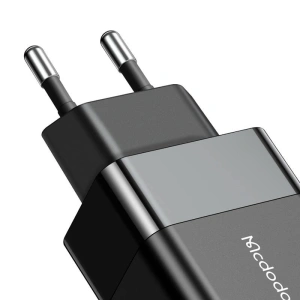 Hurtownia GSM - Síťová nabíječka Mcdodo CH-1951 USB-A, USB-C, PD, QC, 20W (černá) - MDD189 - {ean13} - Hurt