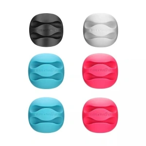 Hurtownia GSM - Mini organizer cabluri BlitzWolf BW-PM1 (2-slot) multicolor (6 bucăți) - BLZ038 - {ean13} - Hurt