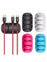 Mini Cable Organizer BlitzWolf BW-PM2 (4-slotowy) wielokolorowy (4 sztuki)
