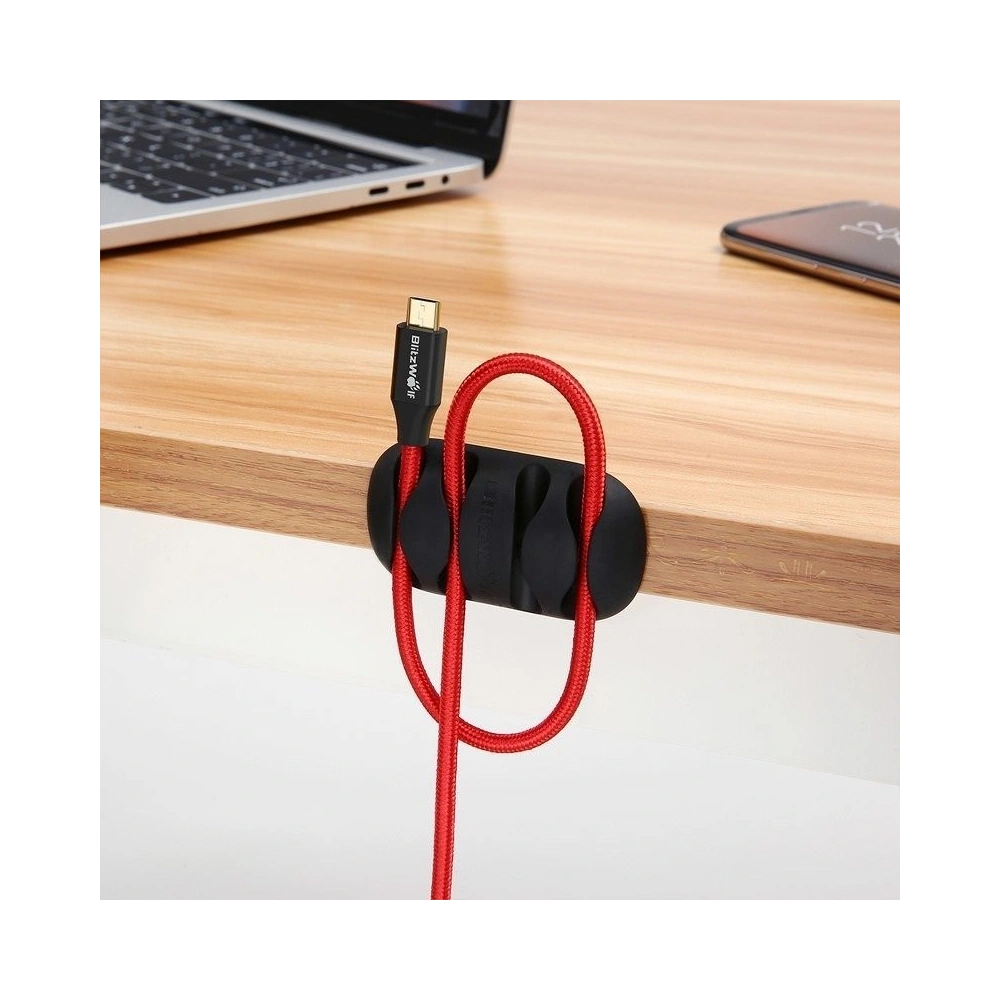 Hurtownia GSM - Mini organizer cabluri BlitzWolf BW-PM2 (4-slot) multicolor (4 bucăți) - BLZ039 - {ean13} - Hurt