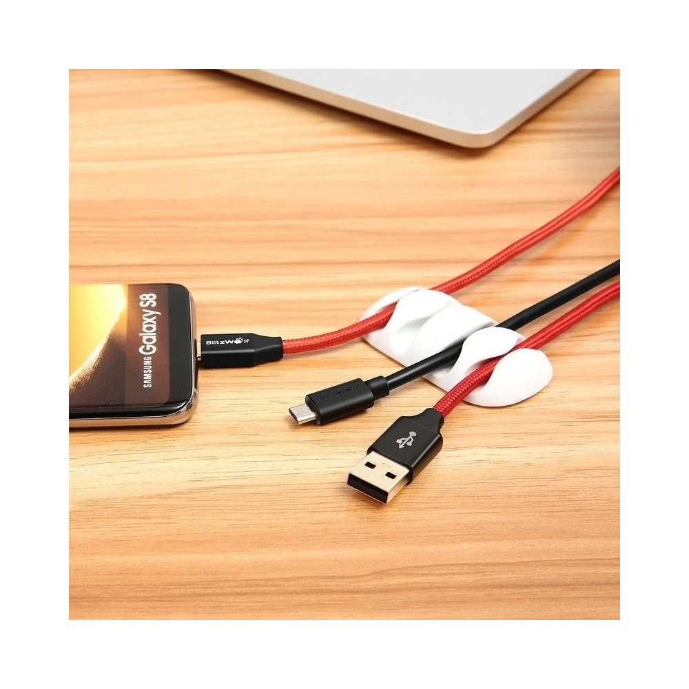 Hurtownia GSM - Mini organizer cabluri BlitzWolf BW-PM2 (4-slot) multicolor (4 bucăți) - BLZ039 - {ean13} - Hurt