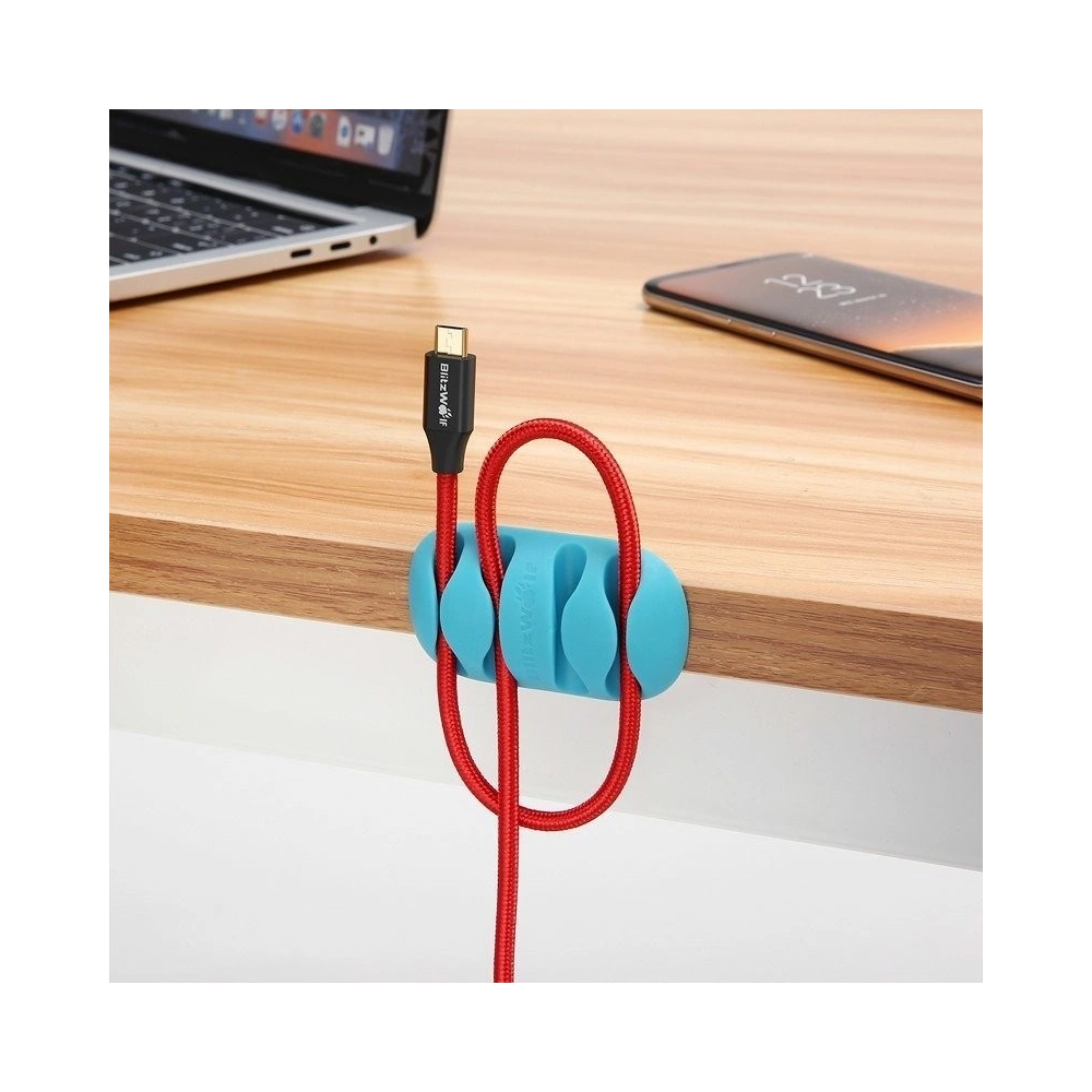 Hurtownia GSM - Mini organizer cabluri BlitzWolf BW-PM2 (4-slot) multicolor (4 bucăți) - BLZ039 - {ean13} - Hurt