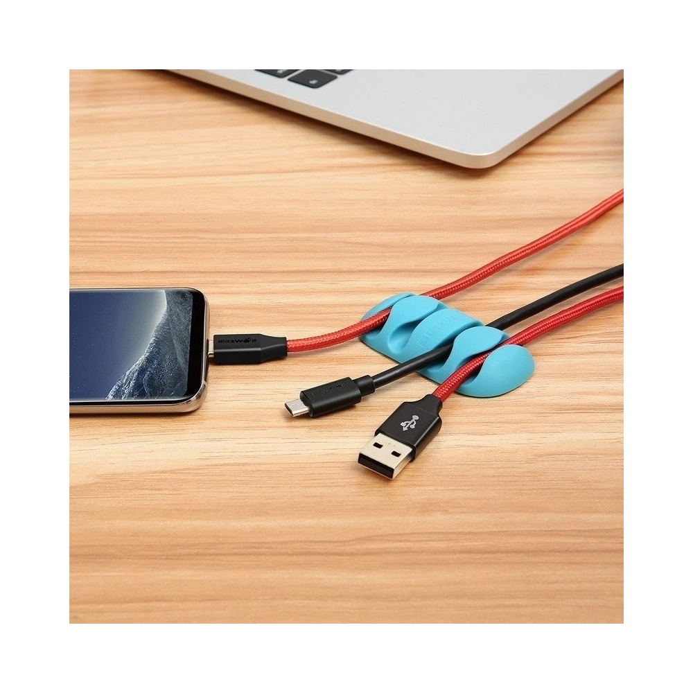 Hurtownia GSM - Mini organizer cabluri BlitzWolf BW-PM2 (4-slot) multicolor (4 bucăți) - BLZ039 - {ean13} - Hurt