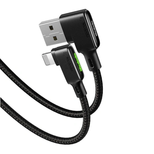 Kabel kątowy Mcdodo CA-7511 USB-A / Lightning, 1,8m (czarny)