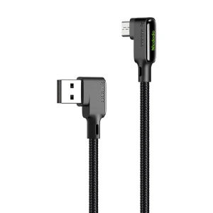 Hurtownia GSM - Kabel kątový Mcdodo CA-7531 USB-A / MicroUSB, 1,8m (černý) - MDD197 - {ean13} - Hurt