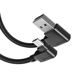 Hurtownia GSM - Kabel kątový Mcdodo CA-7531 USB-A / MicroUSB, 1,8m (černý) - MDD197 - {ean13} - Hurt