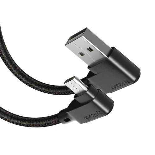 Kabel kątowy Mcdodo CA-7531 USB-A / MicroUSB, 1,8m (czarny)