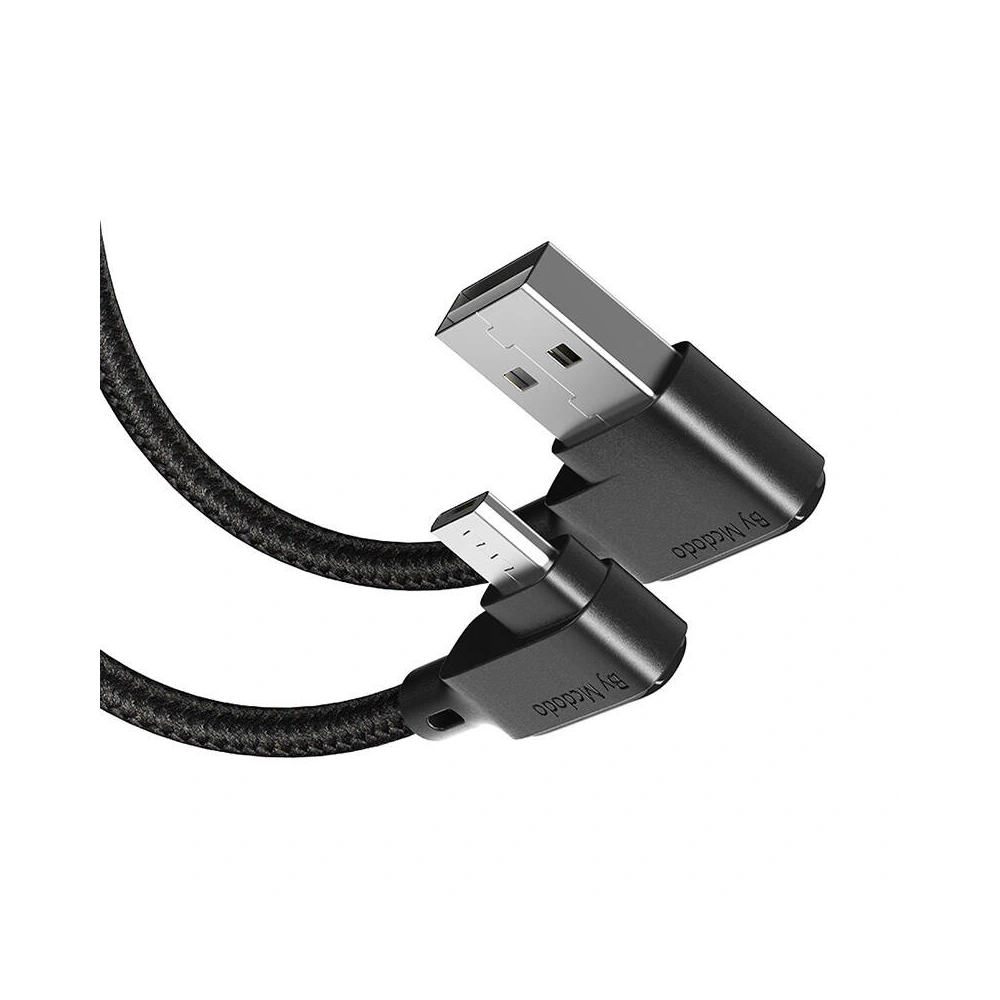 Hurtownia GSM - Kabel kątový Mcdodo CA-7531 USB-A / MicroUSB, 1,8m (černý) - MDD197 - {ean13} - Hurt