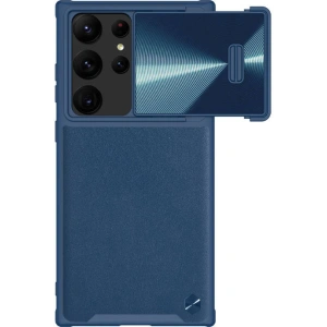 Wholesale Nillkin CamShield Leather Samsung Galaxy S23 Ultra (blue) - NLK1360 - {ean13} - Hurt