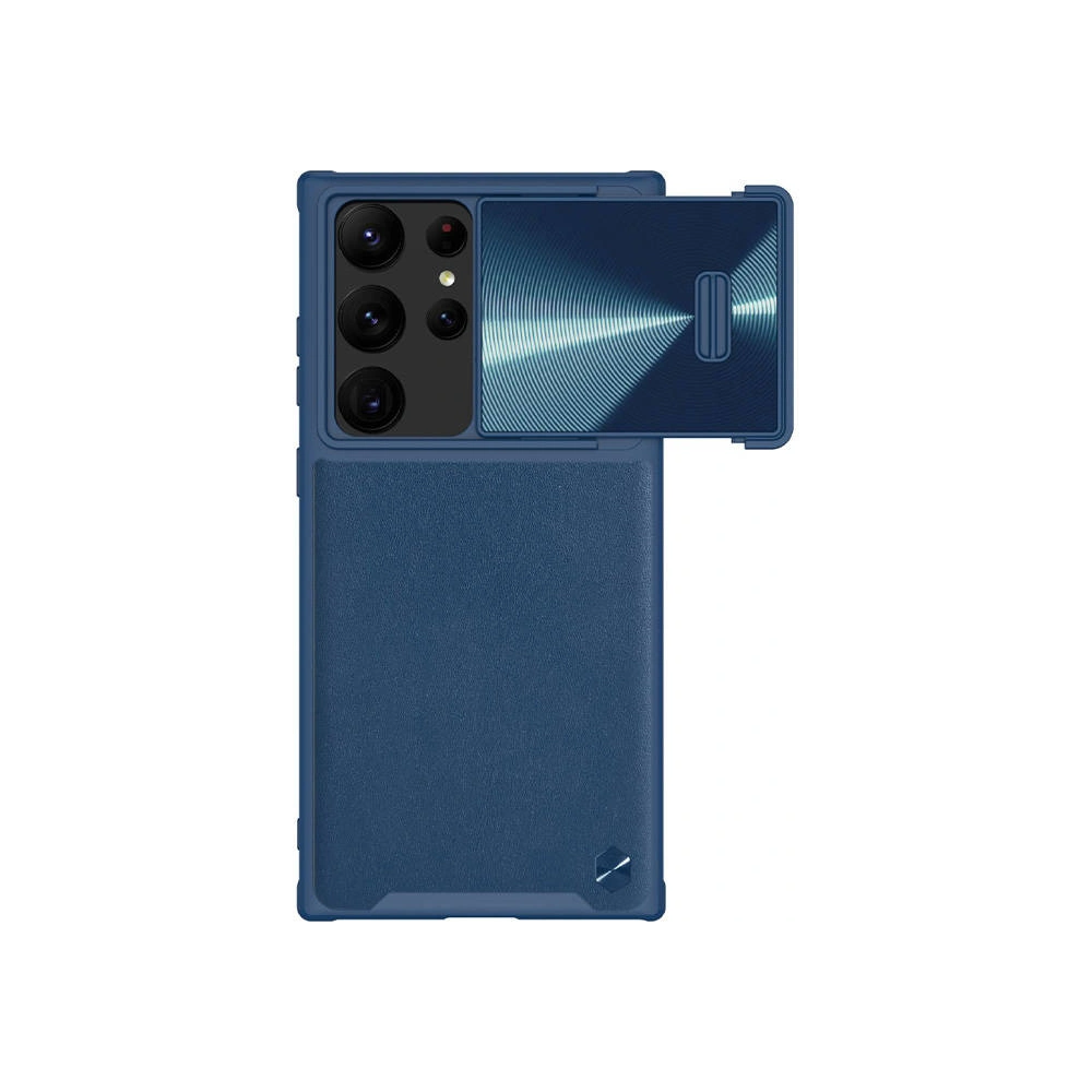 Hurtownia GSM - Etui Nillkin CamShield Leather Samsung Galaxy S23 Ultra (modré) - NLK1360 - {ean13} - Hurt