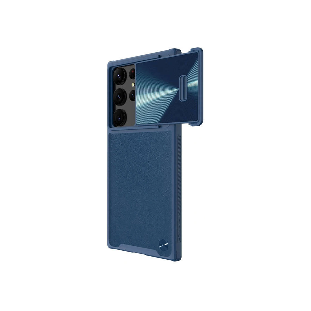 Hurtownia GSM - Etui Nillkin CamShield Leather Samsung Galaxy S23 Ultra (modré) - NLK1360 - {ean13} - Hurt