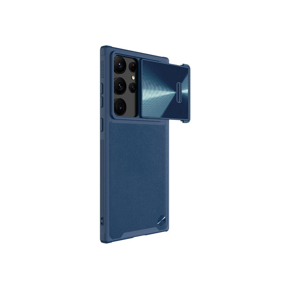 Hurtownia GSM - Etui Nillkin CamShield Leather Samsung Galaxy S23 Ultra (modré) - NLK1360 - {ean13} - Hurt