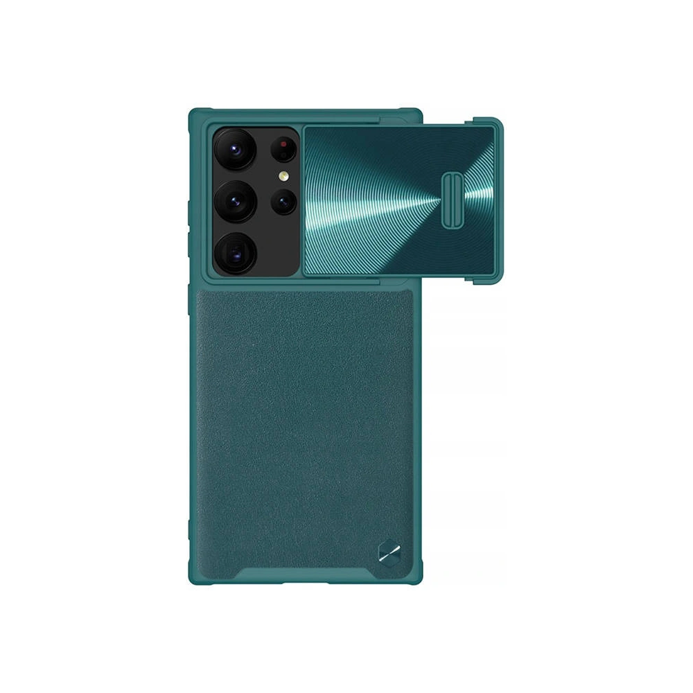 Hurtownia GSM - Etui Nillkin CamShield Leather Samsung Galaxy S23 Ultra (zöld) - NLK1361 - {ean13} - Hurt