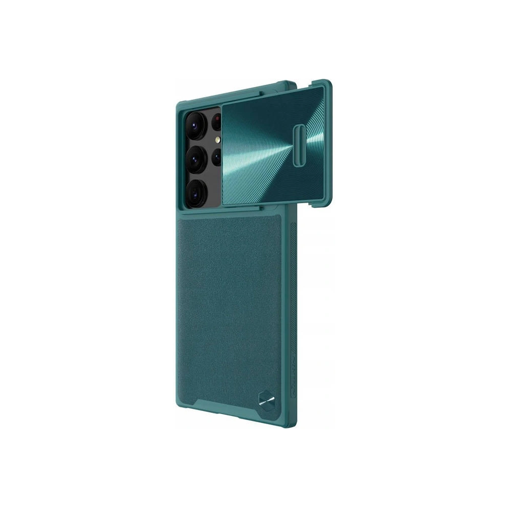 Hurtownia GSM - Etui Nillkin CamShield Leather Samsung Galaxy S23 Ultra (zöld) - NLK1361 - {ean13} - Hurt