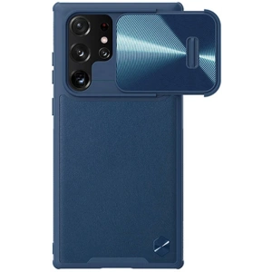 Hurtownia GSM - Etui Nillkin CamShield Leather Samsung Galaxy S22 Ultra (modré) - NLK1363 - {ean13} - Hurt