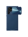 Etui Nillkin CamShield Leather Samsung Galaxy S22 Ultra (kék)