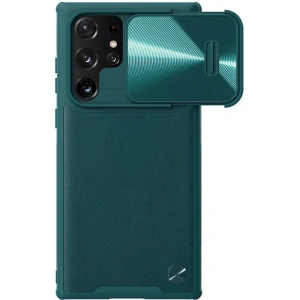 Hurtownia GSM - Etui Nillkin CamShield Leather Samsung Galaxy S22 Ultra (zelená) - NLK1364 - {ean13} - Hurt