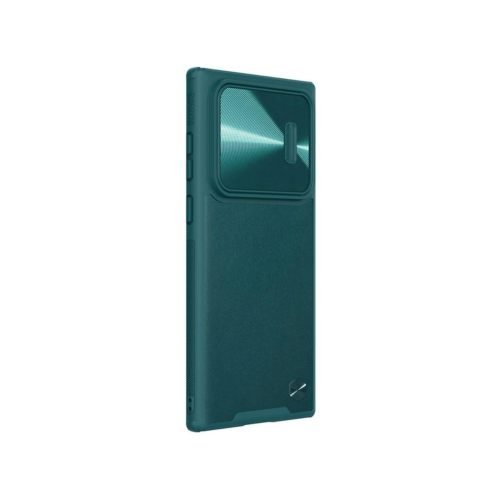 Hurtownia GSM - Etui Nillkin CamShield Leather Samsung Galaxy S22 Ultra (zöld) - NLK1364 - {ean13} - Hurt