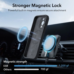 Hurtownia GSM - Etui ESR Cloud HaloLock MagSafe Apple iPhone 15 Pro Max Negru - ESR745 - {ean13} - Hurt