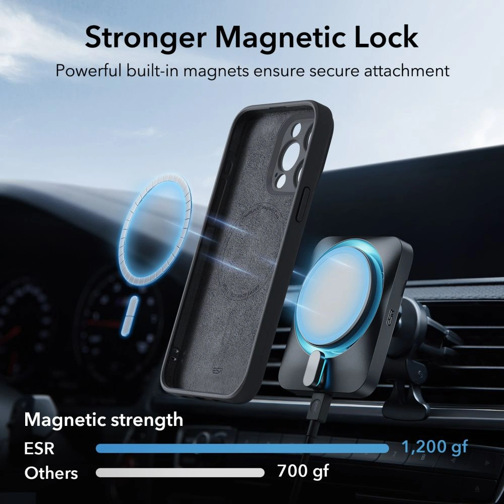 Hurtownia GSM - Etui ESR Cloud HaloLock MagSafe Apple iPhone 15 Pro Max Fekete - ESR745 - {ean13} - Hurt