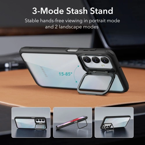 Etui ESR Classic Kickstand Samsung Galaxy M34 5G clear/black