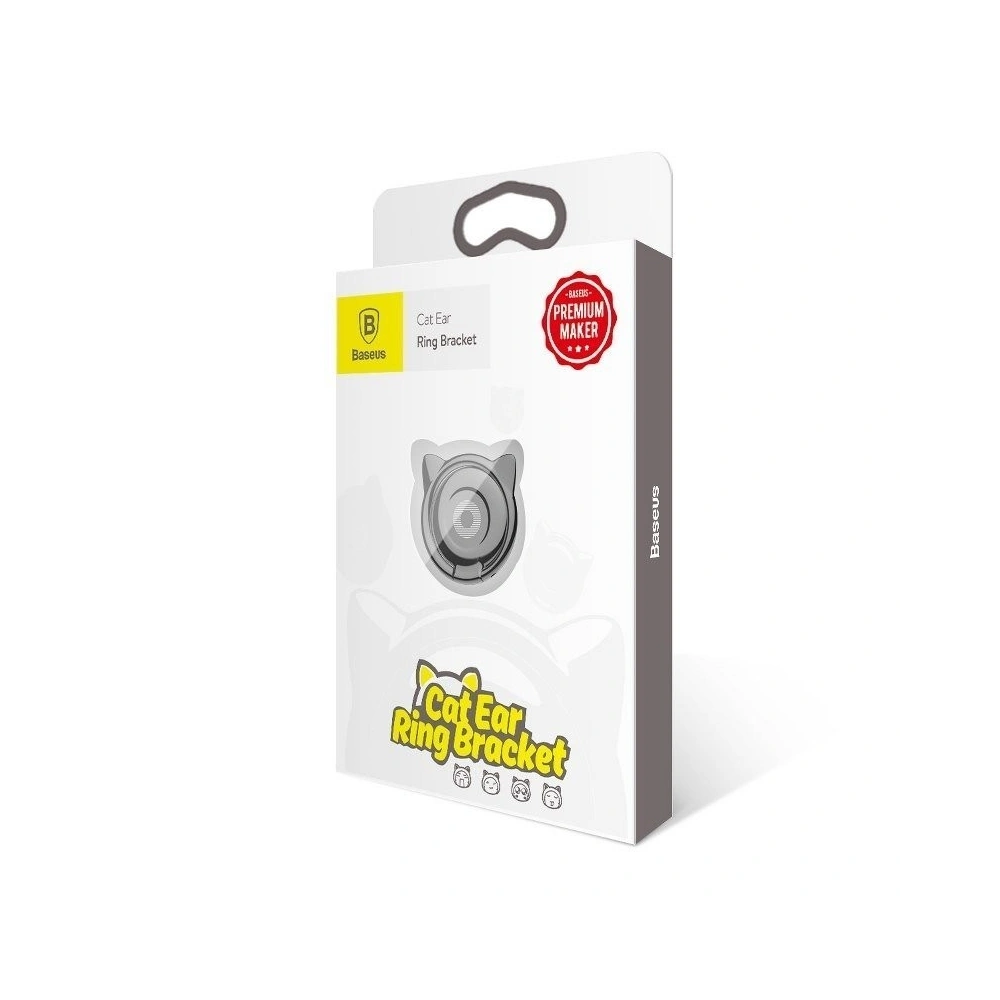 Hurtownia GSM - Ringhalter, Baseus Cat für das Telefon (schwarz) - BSU497BLK - {ean13} - Hurt