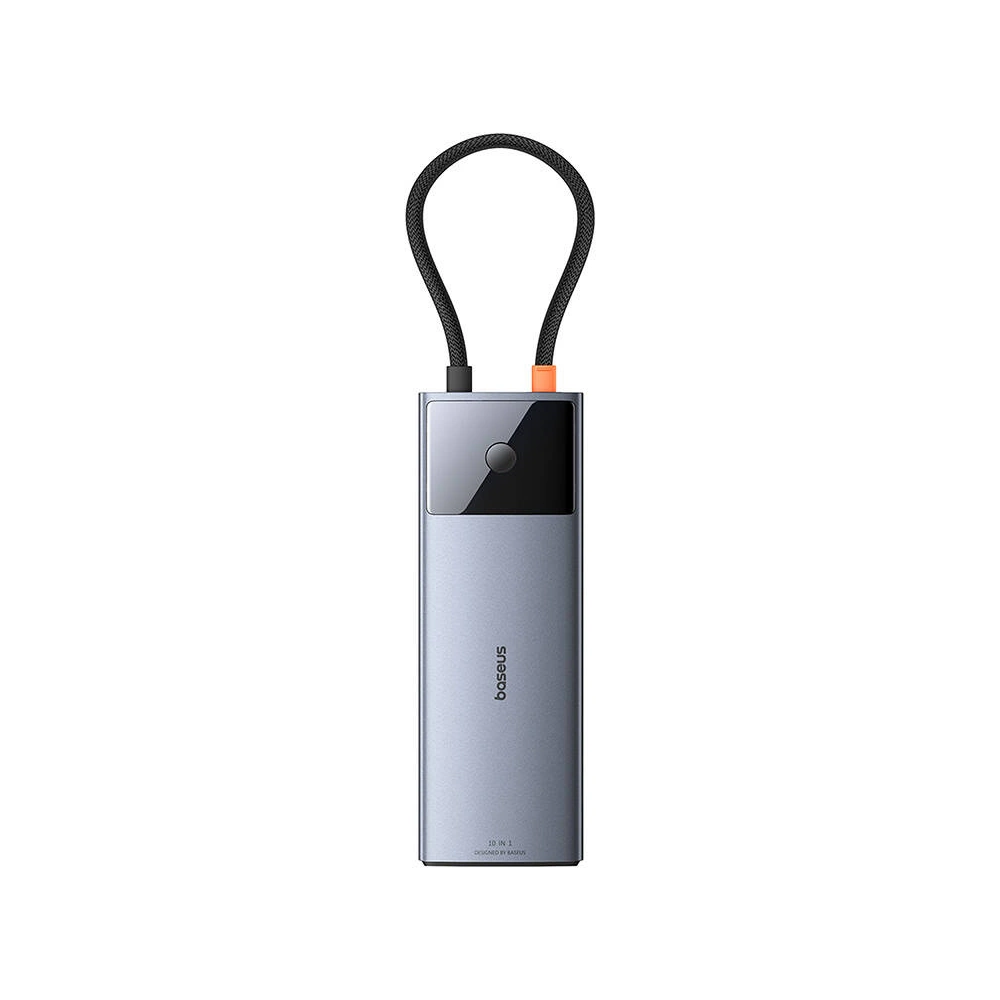 Hurtownia GSM - Adaptér 10w1 Baseus Metal Gleam II Series USB-C / HDMI, USB-A (10Gbps), 2xUSB-A, USB-C, USB-C (PD), RJ45, SD/TF, mini-jack 3,5mm - BSU4772 - {ean13} - Hurt